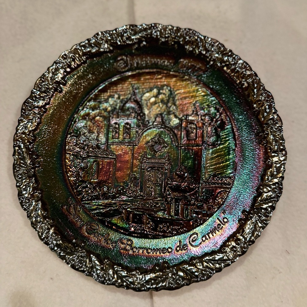 Iridescent Decorative Plate